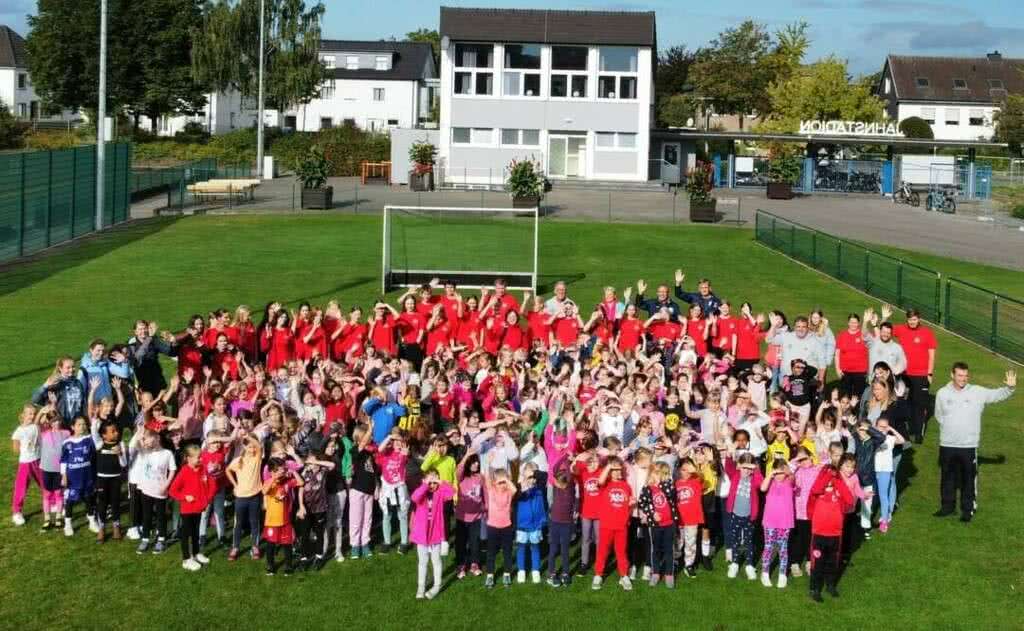 Erfolgreiche Mädchen Fußballwoche