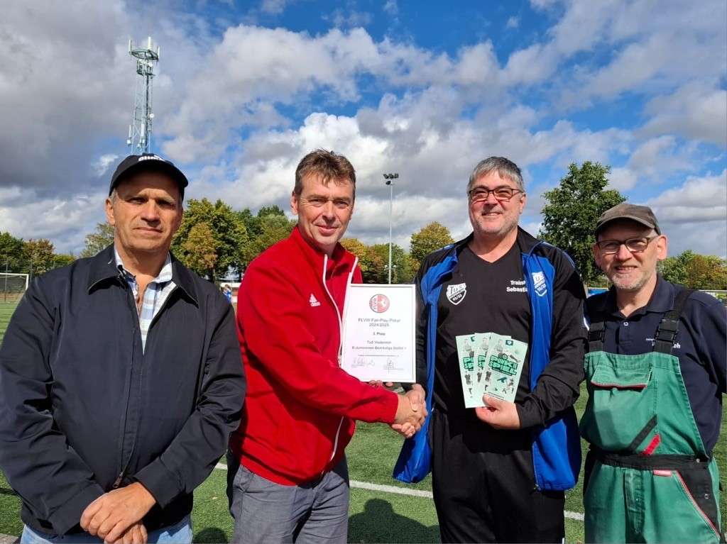 TuS Wadersloh B-Juniorinnen für Fair-Play ausgezeichnet